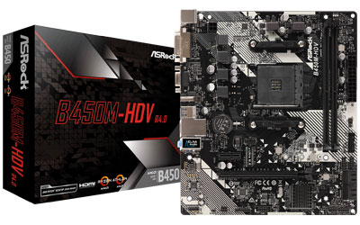 CM AMD ASROCK B450M-HDV R4.0